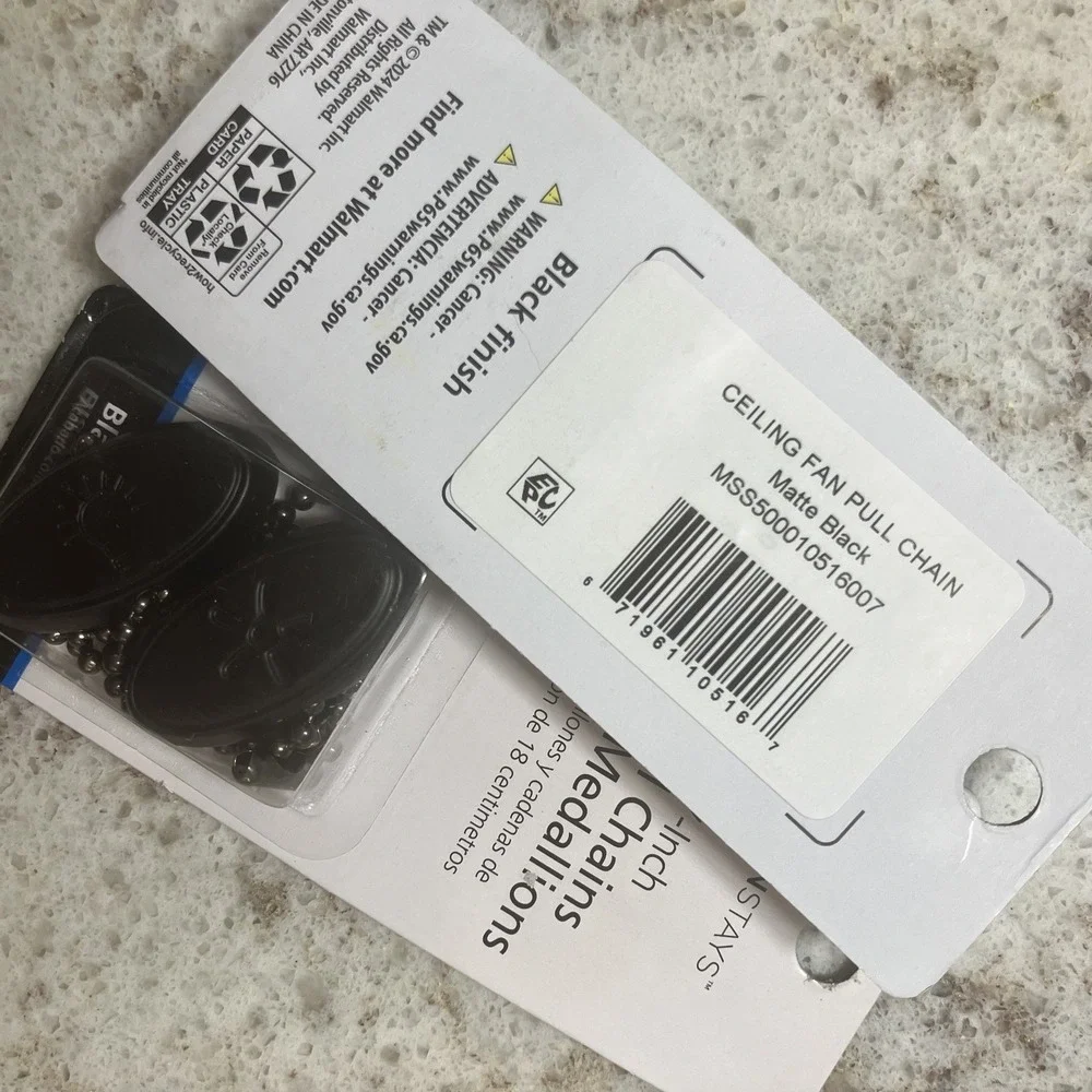 Pack of 2 Mainstays Ceiling Fan Replacement 7
